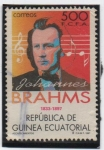 Stamps Equatorial Guinea -  Johannes Brahms