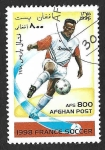 Sellos de Asia - Afganist�n -  Yt1491 - Copa Mundial de la FIFA 1998 - Francia