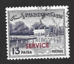 Stamps Pakistan -  O82 - Jardines de Shalimar 