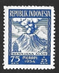 Stamps Indonesia -  B72 - Monte Merapi