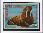 Sellos de Africa - Guinea Ecuatorial -  Animales d' America d' Norte, Morsa