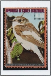 Stamps Equatorial Guinea -  Pajaros d' Africa, Mirlo d' cuello Blanco