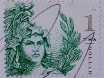 Stamps : America : United_States :  Estatua de "Frecdom"de la Capital de USA- Detail of "Frecdom"