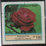 Stamps Equatorial Guinea -  Josephine Baker