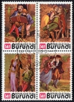 Stamps Burundi -  Pintura