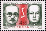 Sellos de Europa - Polonia -  Asociación de Polacos en Alemania, 60 aniversario.