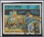 Stamps : America : Honduras :  Viaje a la Luna