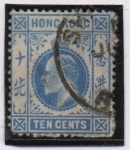 Stamps Hong Kong -  Eduardo VII