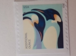 Sellos de America - Estados Unidos -  Emperor Penguin (Aptenodytes forsteri)-Additional ounce-Pinguino Emperador-Serie:Wildlife isue