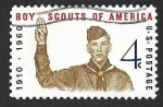Sellos de America - Estados Unidos -  1145 - L Aniversario de los Boys Scouts Americanos