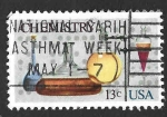Stamps United States -  1685 - Centenario de la Sociedad Química Americana