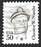 Sellos de America - Estados Unidos -  1869 - Chester W. Nimitz