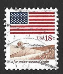 Stamps United States -  1890 - Bandera USA