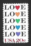 Stamps United States -  2072 - Commemoración de San Valentín