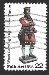 Stamps United States -  2240 - Arte Nativo. Figuras de Madera