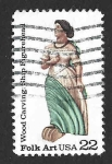 Stamps United States -  2241 - Arte Nativo. Figuras de Madera