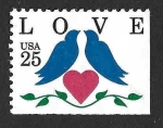 Stamps United States -  2440 - Conmemoración de San Valentín