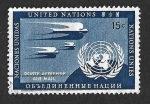 Stamps : America : ONU :  C3 - Golondrinas (New York)