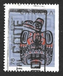 Sellos de America - Canad� -  1296 - Arte Indio