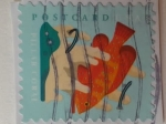 Stamps : America : United_States :  Pillar Coral, Coney- Coral Pilar, Conejo- Serie: Corals (2019)