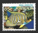 Stamps Australia -  918 - Pez Ángel Real