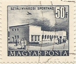 Stamps : Europe : Hungary :  STZALINVAROSI SPORTHAZ