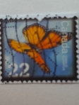 Sellos del Mundo : America : Canad� : Mariposa Monarca- Danaus plexippus- Serie;Insectos beneficiosos- Monarch Butterfly.