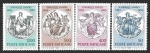 Sellos de Europa - Vaticano -  725-728 - V Centenario del Nacimiento de Rafael