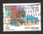 Stamps Vatican City -  800 - Viaje del Papa Juan Pablo II