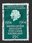 Stamps Netherlands -  431 - X Aniversario del Estatuto para el Reino