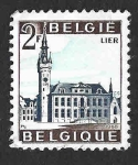 Stamps Belgium -  650 - Ayuntamiento y Campanario de Lier