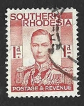 Stamps : Africa : Zimbabwe :  43 - Jorge VI del Reino Unido (RODESIA DEL SUR)