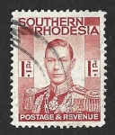 Stamps Zimbabwe -  43 - Jorge VI del Reino Unido (RODESIA DEL SUR)
