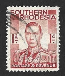 Stamps : Africa : Zimbabwe :  43 - Jorge VI del Reino Unido (RODESIA DEL SUR)