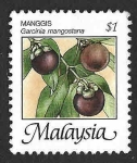 Sellos de Asia - Malasia -  332 - Mangostán
