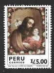 Stamps Peru -  908 - San José y el Niño