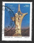 Stamps Argentina -  1675 - Cristo de los Cerros en Mendoza