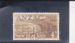 Stamps New Zealand -  Cala Anzac