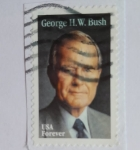 Stamps : America : United_States :  George Herber Walker Bush (1924-2018)-Serie:Jefes de Estados.