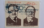 Stamps : America : United_States :  Theodoro Roosevelt-26°Presidente (1901-1909) y William H. Taft (1909-1913)-27°Presidentes (1909-1913