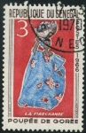 Stamps : Africa : Senegal :  Traje Típico