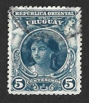 Stamps Uruguay -  154 - Alegoría