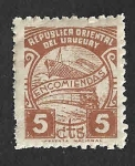 Stamps Uruguay -  Q70 - Encomiendas