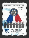 Stamps : America : Dominican_Republic :  1138 - L Aniversario del Club Rotary de Santo Domingo