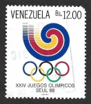 Stamps Venezuela -  1420 - XXIV JJOO de Seúl