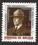 Sellos de America - Bolivia -  703 - 125 Aniversario del Nacimiento de Robert Baden-Powell