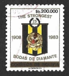 Stamps Bolivia -  720 - LXXV Aniversario del Equipo de Fútbol 