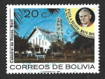 Stamps Bolivia -  753 - Visita del Papa Juan Pablo II