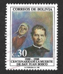 Sellos de America - Bolivia -  771 - Centenario del Nacimiento de San Juan Bosco