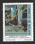 Stamps Bolivia -  799 - Campaña de Lucha Contra la Droga